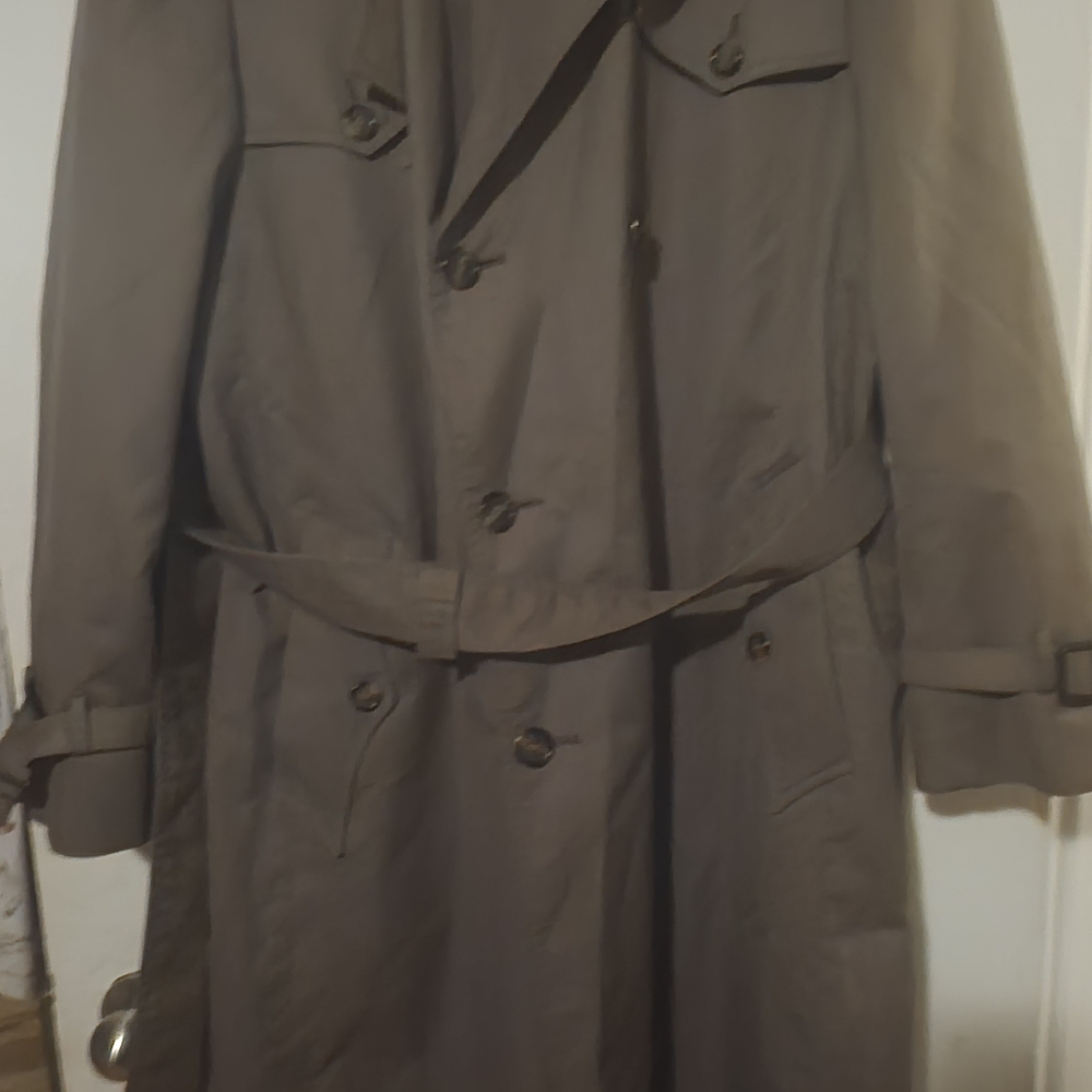Christian DIOR Men's Classic Brown Trench Coat